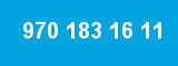 970 183 16 11 970 183 16 11